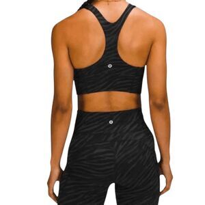 LULULEMON ATHLETICA Wunder Train Long-Line Bra 'Medium Support, C/D Cup Size 8